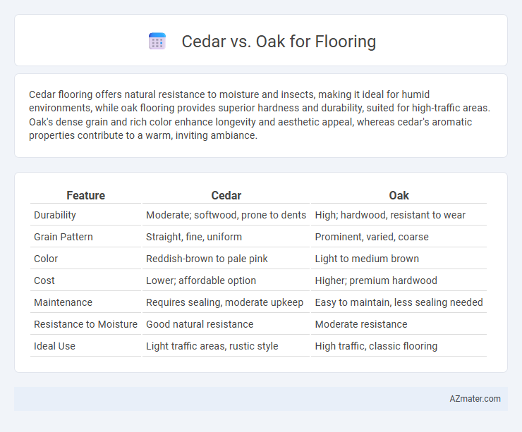 Cedar vs. Oak for Flooring - What is The Difference?