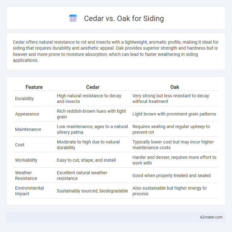 Cedar vs. Oak for Siding - What is The Difference?