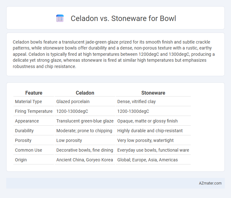 Celadon vs. Stoneware for Bowl - What is The Difference?