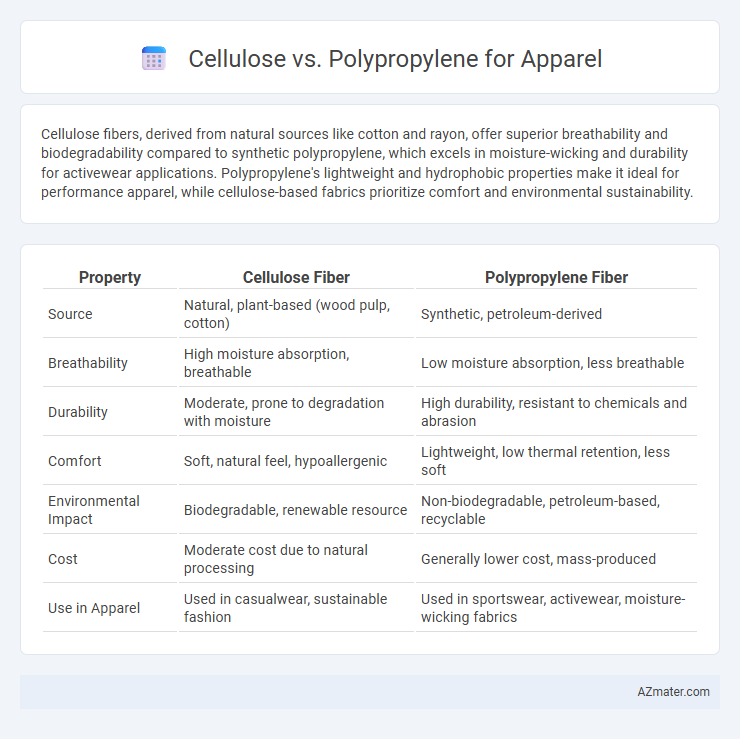 Cellulose vs. Polypropylene for Apparel - What is The Difference?