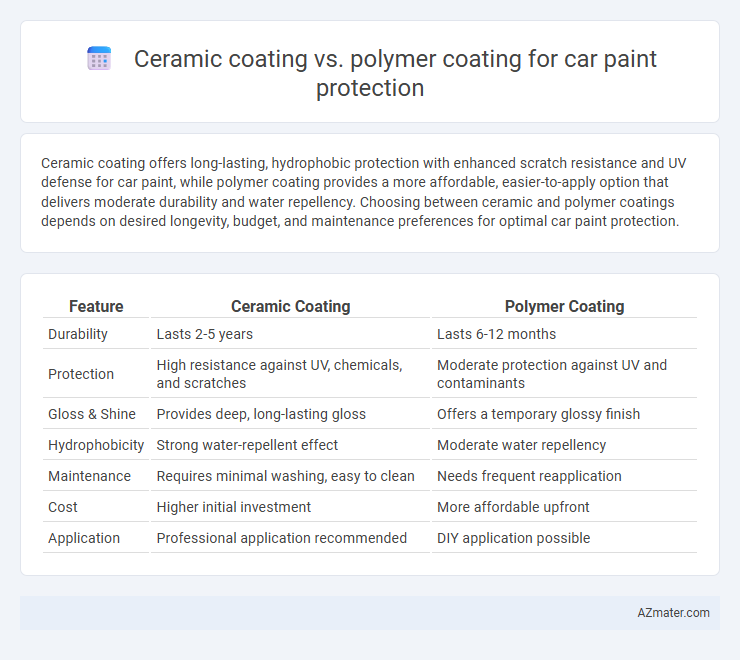 Ceramic coating vs. polymer coating for car paint protection - What is The Difference?
