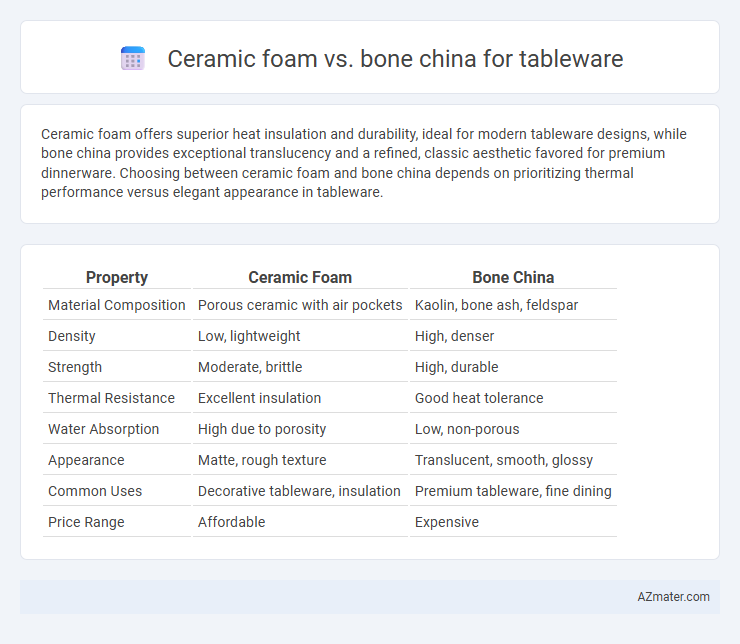 Ceramic foam vs. bone china for tableware - What is The Difference?