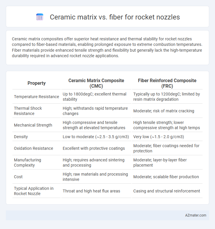 Ceramic matrix vs. fiber for rocket nozzles - What is The Difference?