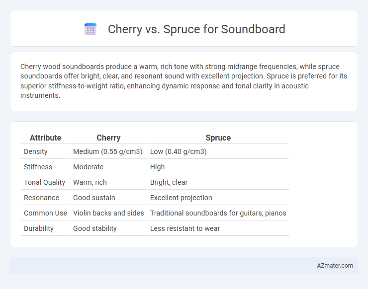 Cherry vs. Spruce for Soundboard - What is The Difference?