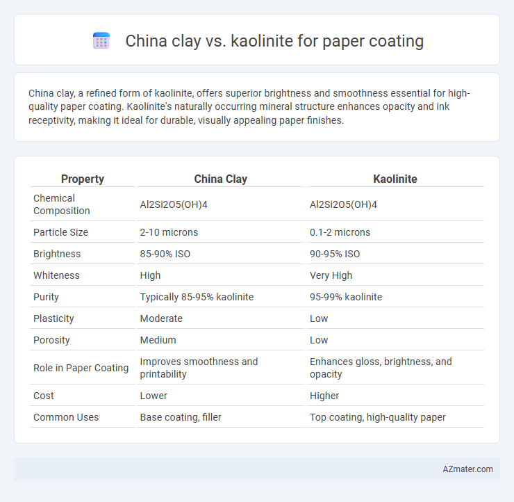 China clay vs. kaolinite for paper coating - What is The Difference?