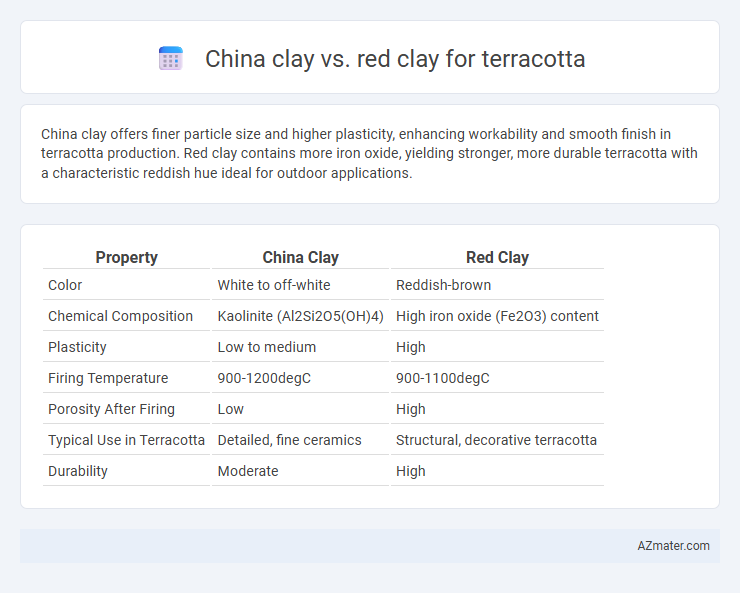 China clay vs. red clay for terracotta - What is The Difference?