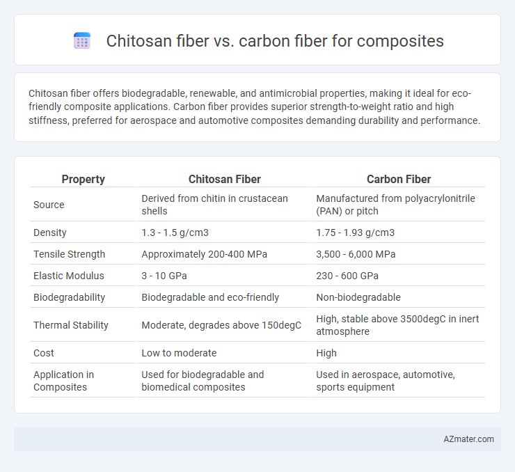 Chitosan fiber vs. carbon fiber for composites - What is The Difference?