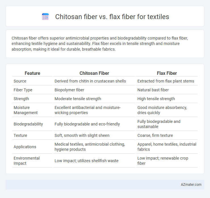 Chitosan fiber vs. flax fiber for textiles - What is The Difference?