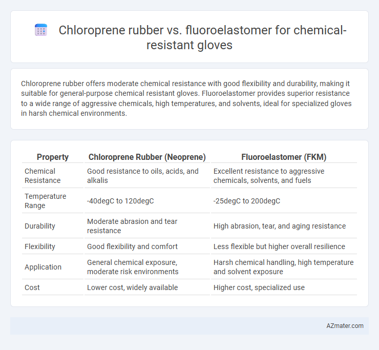 Chloroprene rubber vs. fluoroelastomer for chemical-resistant gloves - What is The Difference?