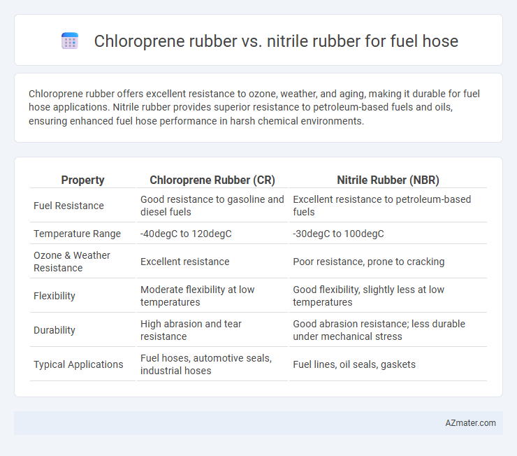 Chloroprene rubber vs. nitrile rubber for fuel hose - What is The Difference?