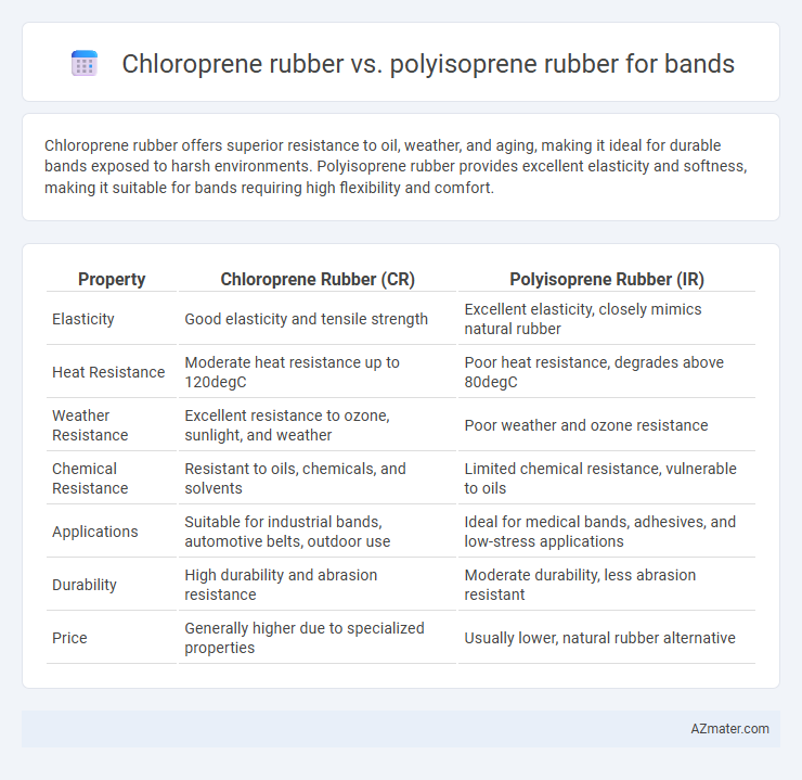 Chloroprene rubber vs. polyisoprene rubber for bands - What is The Difference?