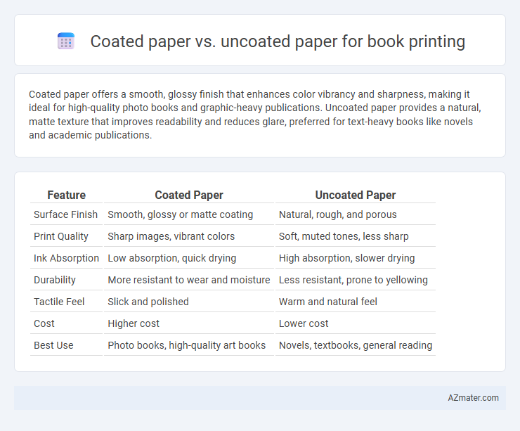 Coated paper vs. uncoated paper for book printing - What is The Difference?