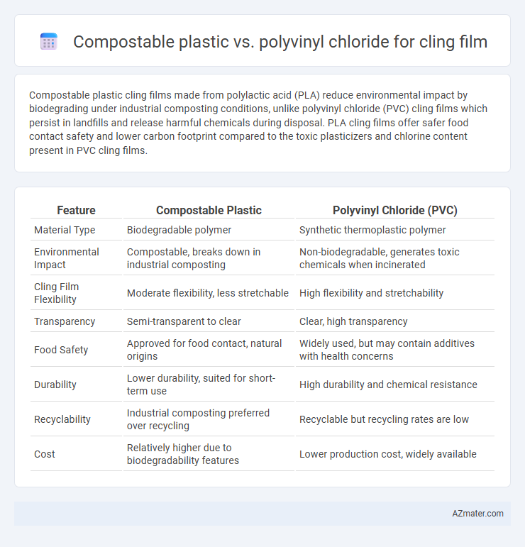 Compostable plastic vs. polyvinyl chloride for cling film - What is The Difference?