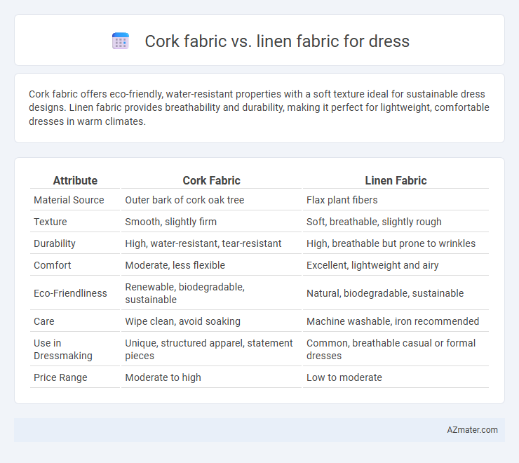 Cork fabric vs. linen fabric for dress - What is The Difference?