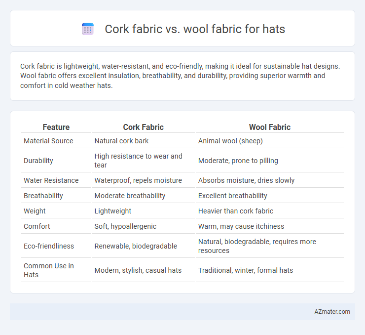Cork fabric vs. wool fabric for hats - What is The Difference?
