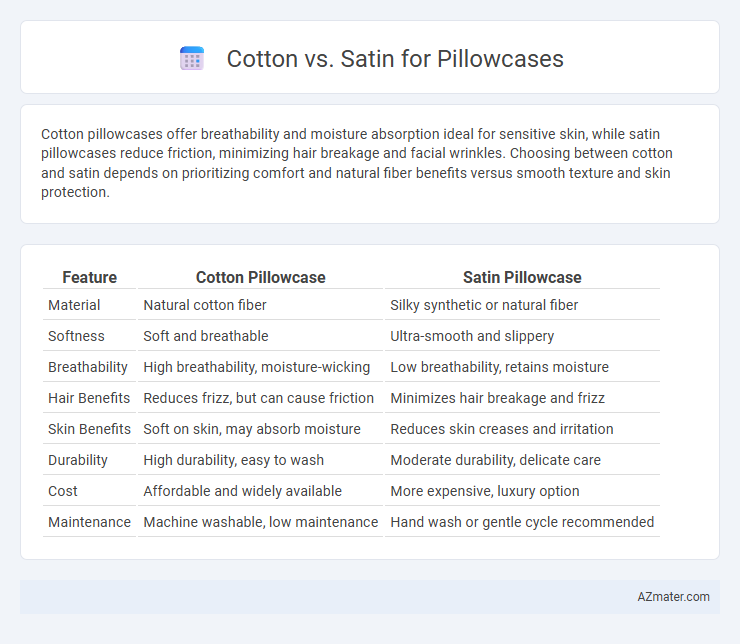 Cotton vs. Satin for Pillowcases - What is The Difference?