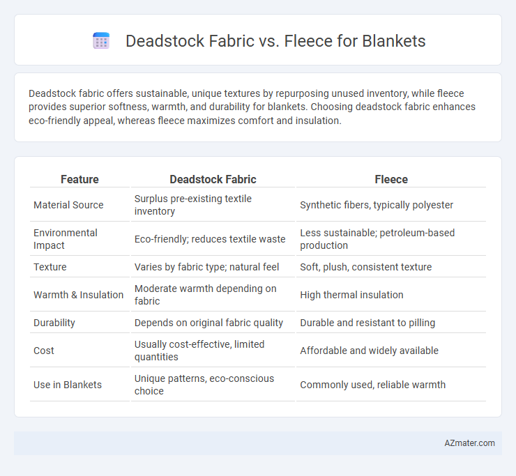 Deadstock Fabric vs. Fleece for Blankets - What is The Difference?
