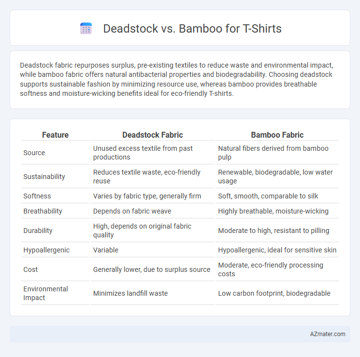 Deadstock vs. Bamboo for T-Shirts - What is The Difference?