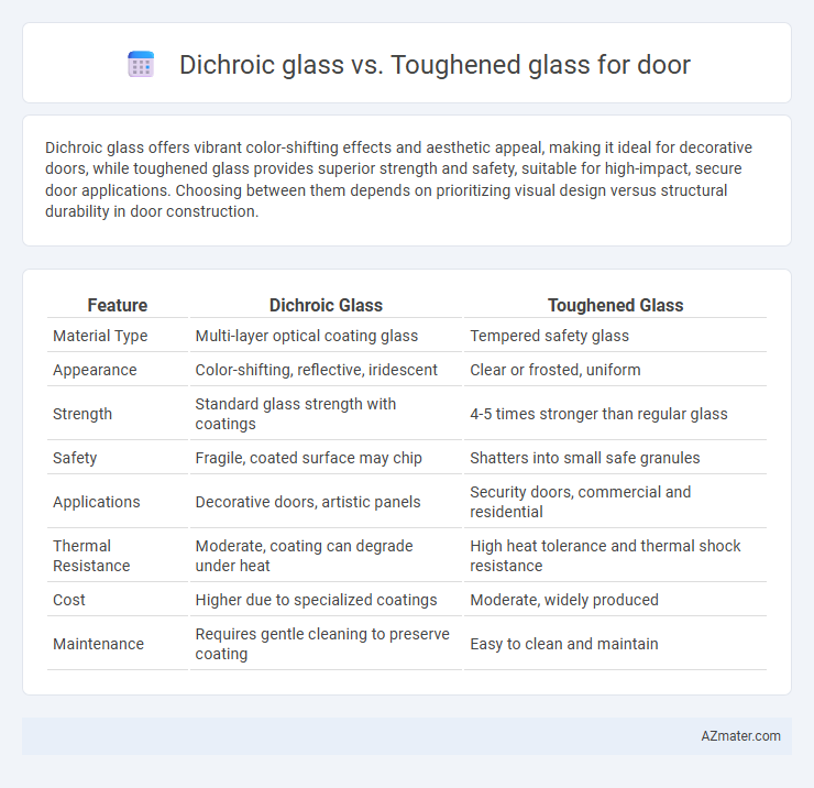Dichroic glass vs. Toughened glass for door - What is The Difference?