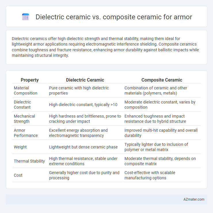 Dielectric ceramic vs. composite ceramic for armor - What is The Difference?