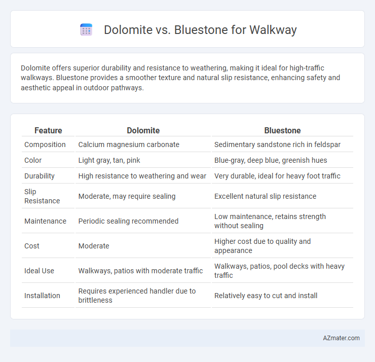Dolomite vs. Bluestone for Walkway - What is The Difference?
