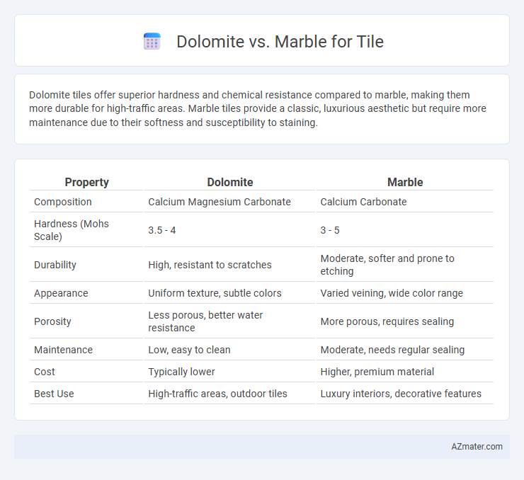 Dolomite vs. Marble for Tile - What is The Difference?