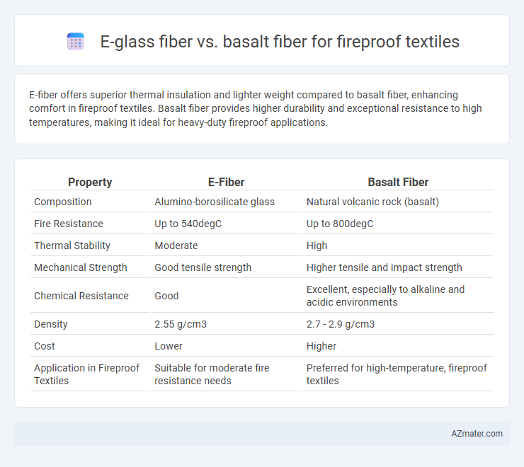 E-glass fiber vs. basalt fiber for fireproof textiles - What is The Difference?