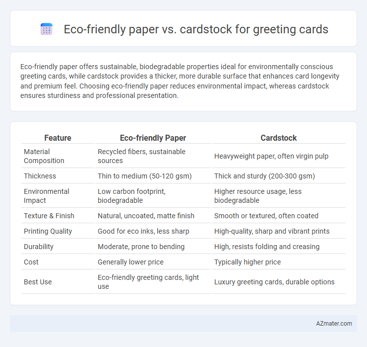 Eco-friendly paper vs. cardstock for greeting cards - What is The Difference?