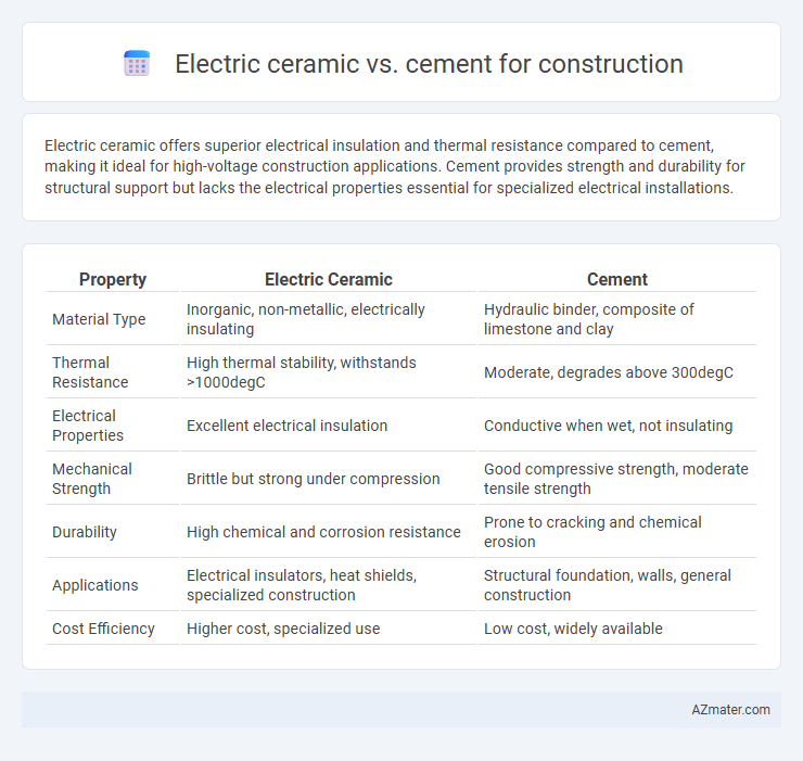 Electric ceramic vs. cement for construction - What is The Difference?