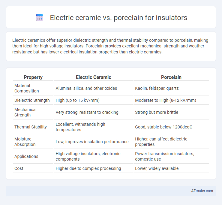 Electric ceramic vs. porcelain for insulators - What is The Difference?