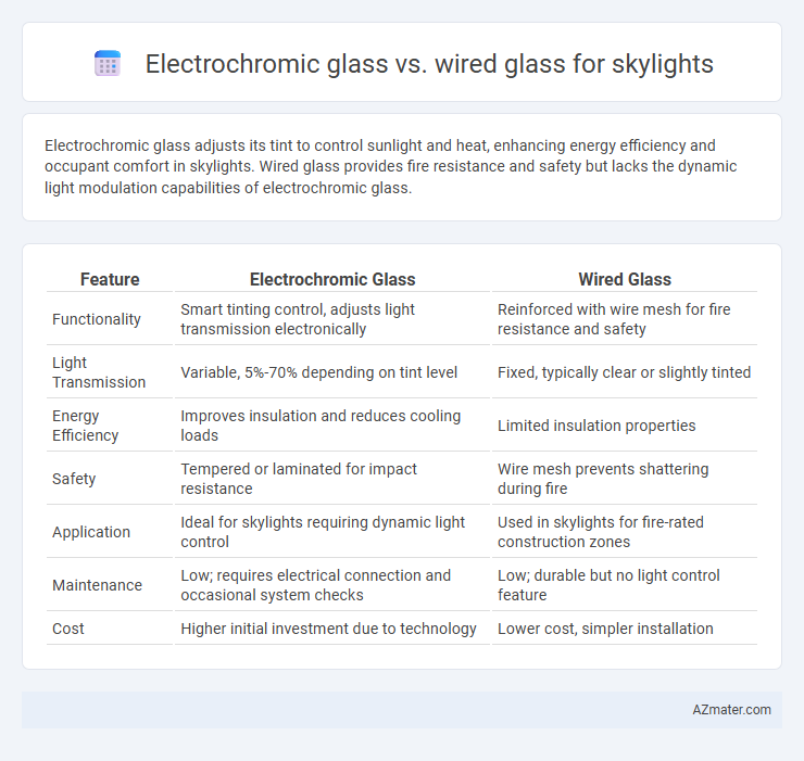 Electrochromic glass vs. wired glass for skylights - What is The Difference?