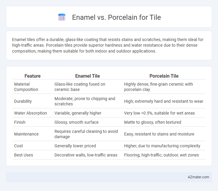 Enamel vs. Porcelain for Tile - What is The Difference?