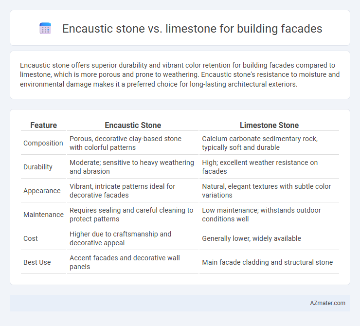 Encaustic stone vs. limestone for building facades - What is The Difference?