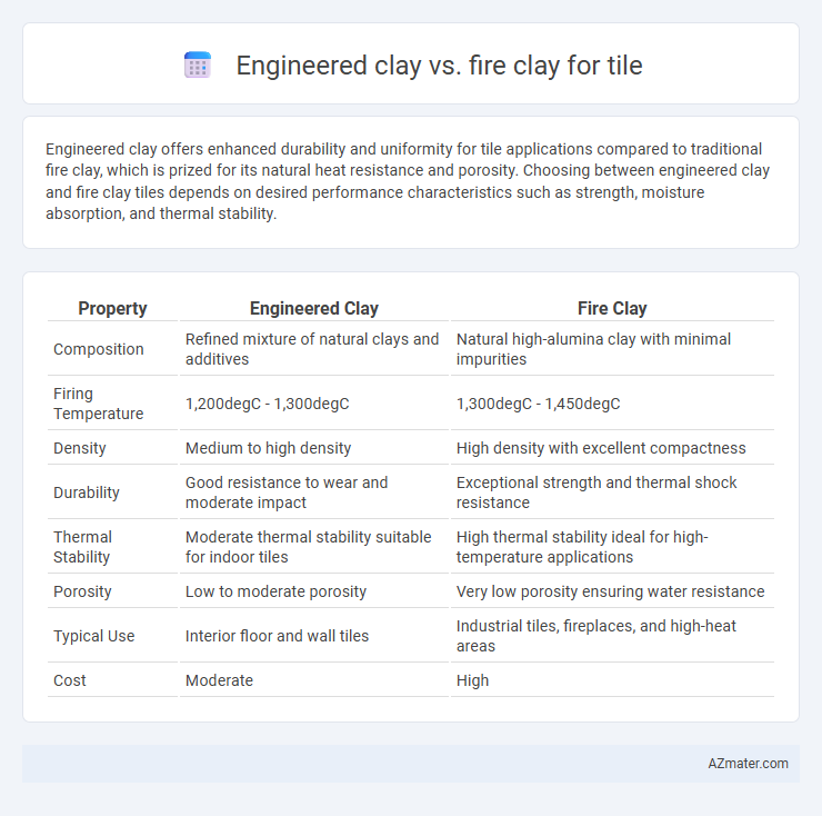 Engineered clay vs. fire clay for tile - What is The Difference?