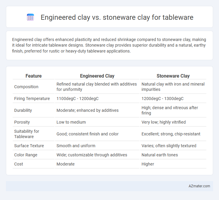 Engineered clay vs. stoneware clay for tableware - What is The Difference?