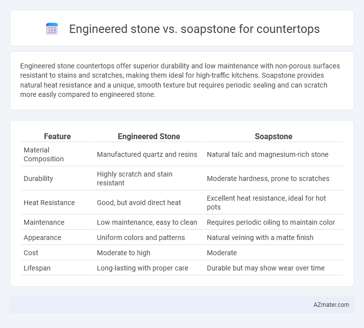 Engineered stone vs. soapstone for countertops - What is The Difference?