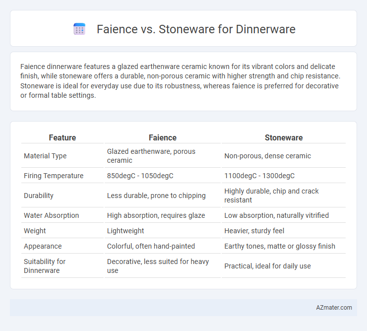 Faience vs. Stoneware for Dinnerware - What is The Difference?