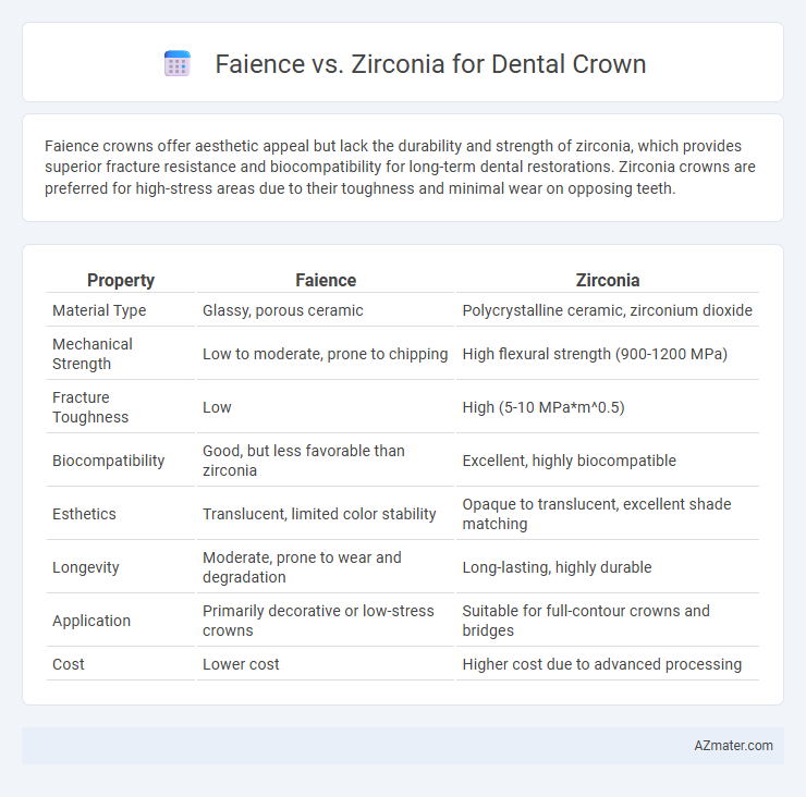 Faience vs. Zirconia for Dental Crown - What is The Difference?