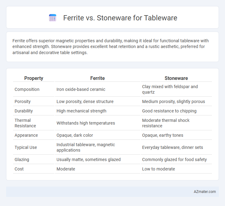 Ferrite vs. Stoneware for Tableware - What is The Difference?