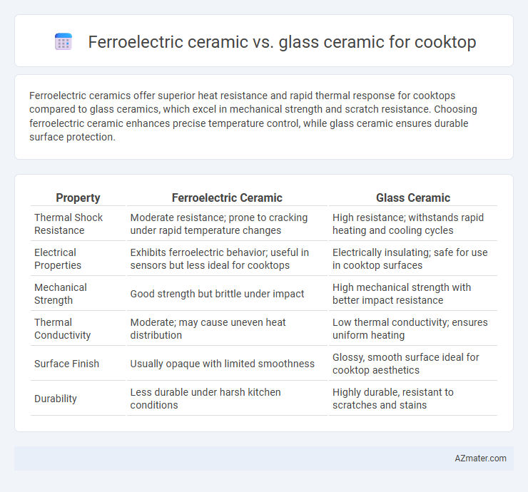 Ferroelectric ceramic vs. glass ceramic for cooktop - What is The Difference?