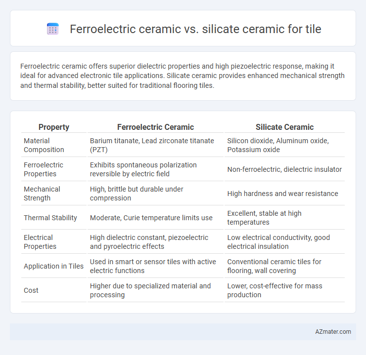 Ferroelectric ceramic vs. silicate ceramic for tile - What is The Difference?