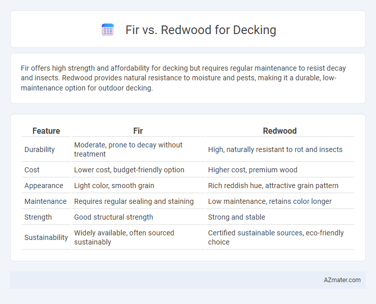 Fir vs. Redwood for Decking - What is The Difference?