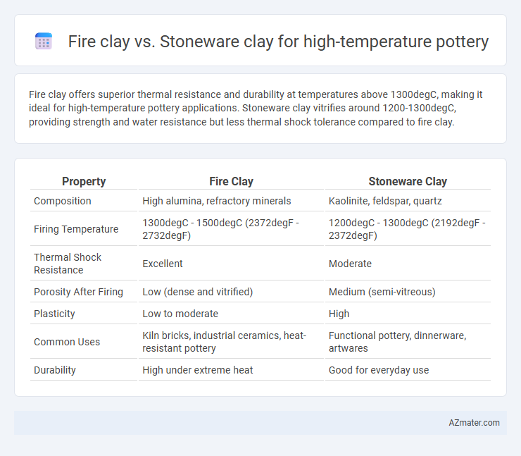 Fire clay vs. Stoneware clay for high-temperature pottery - What is The Difference?