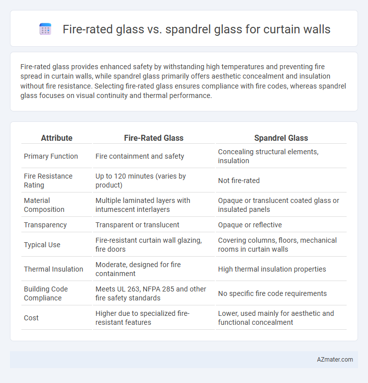 Fire-rated glass vs. spandrel glass for curtain walls - What is The Difference?