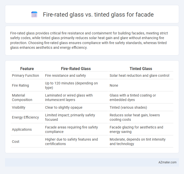 Fire-rated glass vs. tinted glass for facade - What is The Difference?