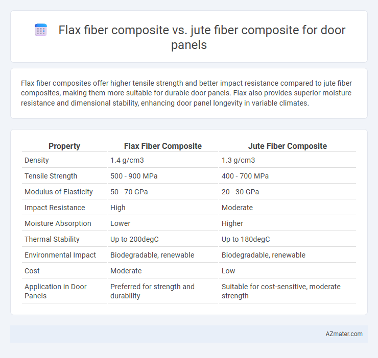 Flax fiber composite vs. jute fiber composite for door panels - What is The Difference?