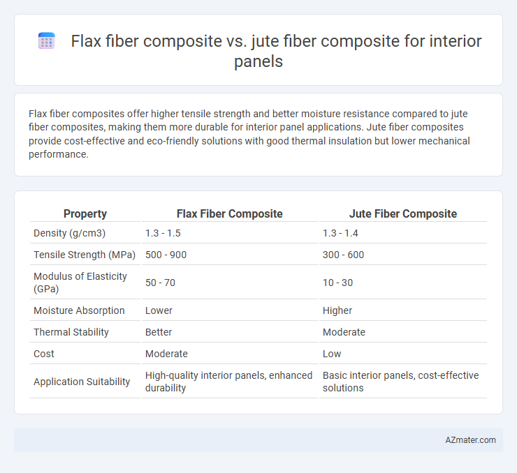 Flax fiber composite vs. jute fiber composite for interior panels - What is The Difference?