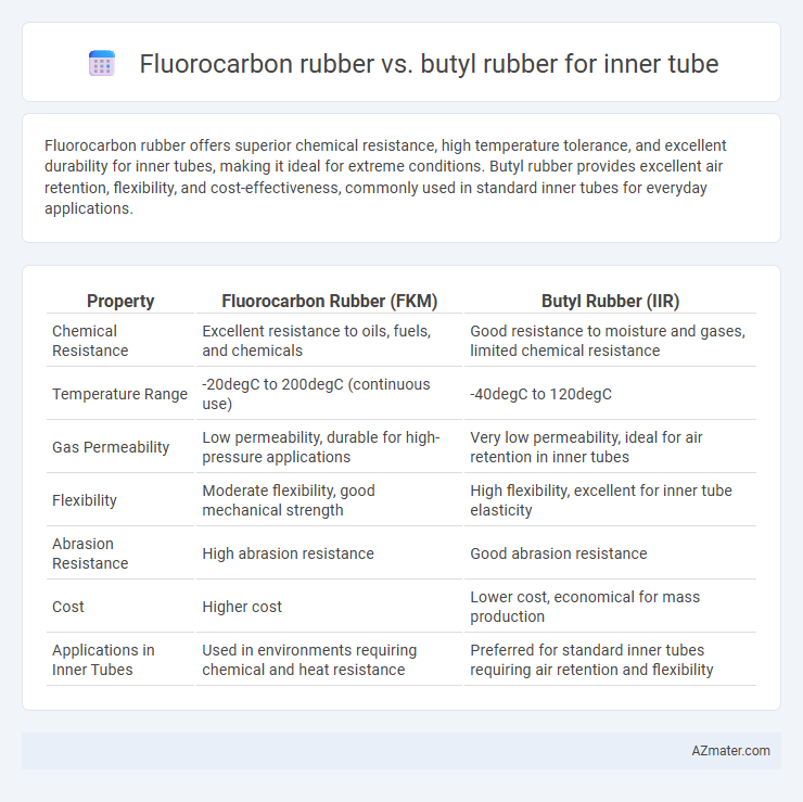 Fluorocarbon rubber vs. butyl rubber for inner tube - What is The Difference?