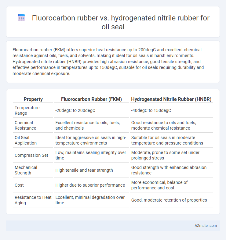 Fluorocarbon rubber vs. hydrogenated nitrile rubber for oil seal - What is The Difference?