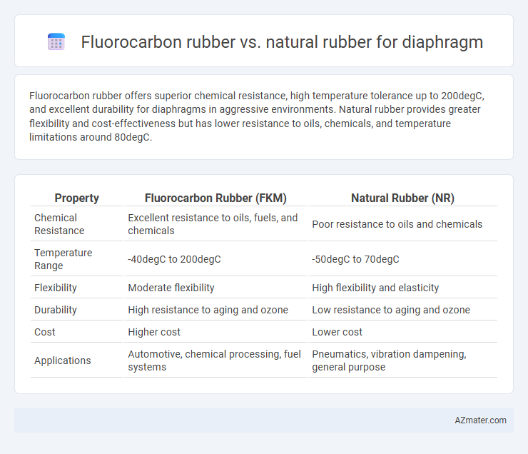 Fluorocarbon rubber vs. natural rubber for diaphragm - What is The Difference?
